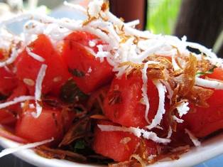 Watermelon Coconut Yum with Hawaii Balsamic Mango Balsamic